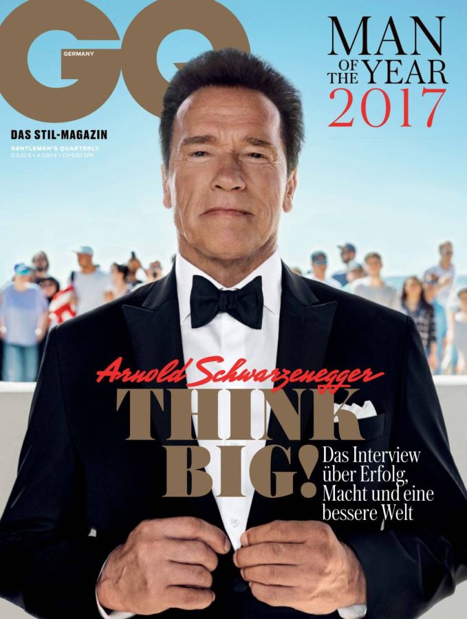 GENTLEMENS QUARTERLY GERMANY magazine side cover  December 2017