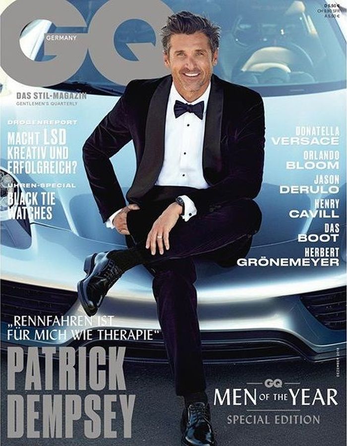 GENTLEMENS QUARTERLY GERMANY magazine side cover  December 2018