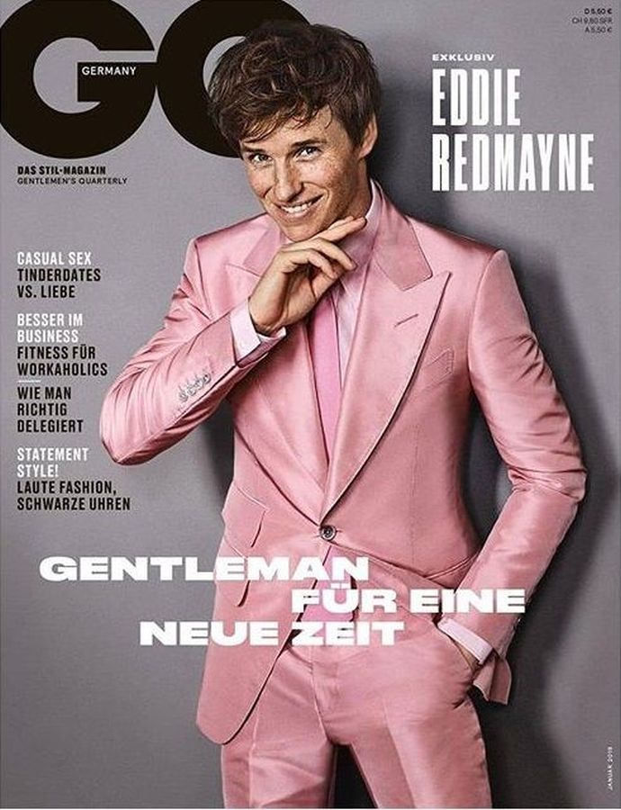 GENTLEMENS QUARTERLY GERMANY magazine side cover  January 2019