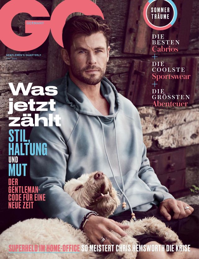GENTLEMENS QUARTERLY GERMANY magazine side cover  June 2020
