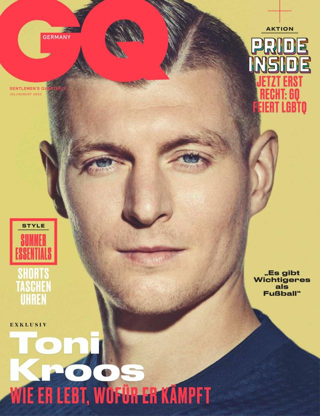 GENTLEMENS QUARTERLY GERMANY magazine side cover  July/August 2020