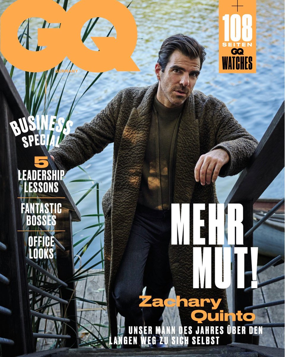 GENTLEMENS QUARTERLY GERMANY magazine side cover  November 2020
