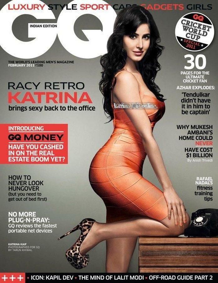 GENTLEMENS QUARTERLY INDIA magazine side cover  February 2011