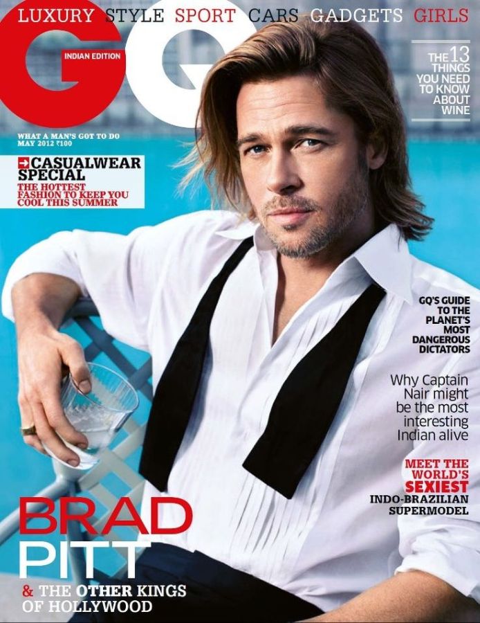 GENTLEMENS QUARTERLY INDIA magazine side cover  May 2012