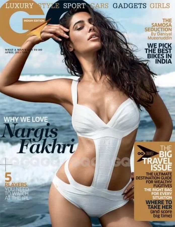 GENTLEMENS QUARTERLY INDIA magazine side cover  April 2013