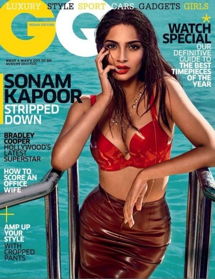 GENTLEMENS QUARTERLY INDIA magazine side cover  August 2013
