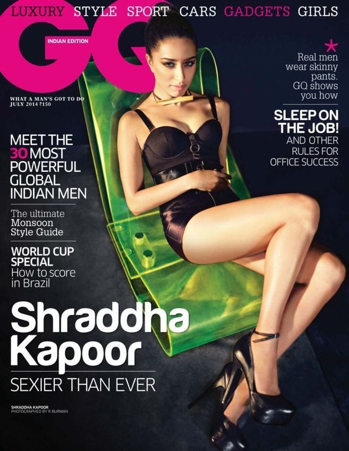 GENTLEMENS QUARTERLY INDIA magazine side cover  July 2014