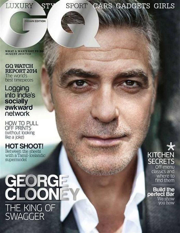 GENTLEMENS QUARTERLY INDIA magazine side cover  August 2014