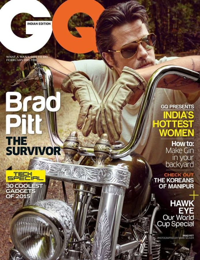GENTLEMENS QUARTERLY INDIA magazine side cover  February 2015