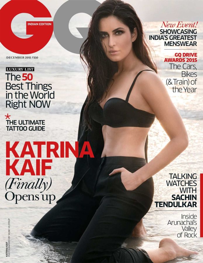 GENTLEMENS QUARTERLY INDIA magazine side cover  December 2015