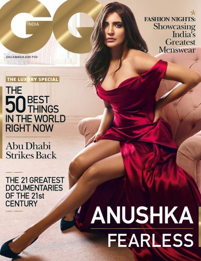 GENTLEMENS QUARTERLY INDIA magazine side cover  December 2016