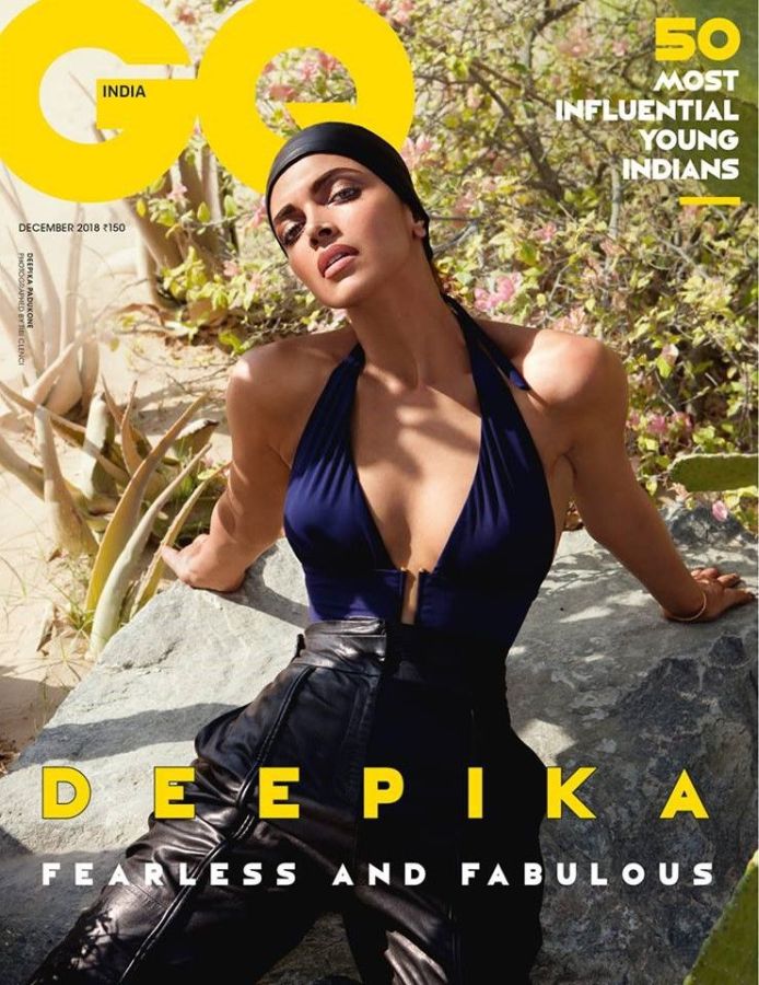 GENTLEMENS QUARTERLY INDIA magazine side cover  December 2018