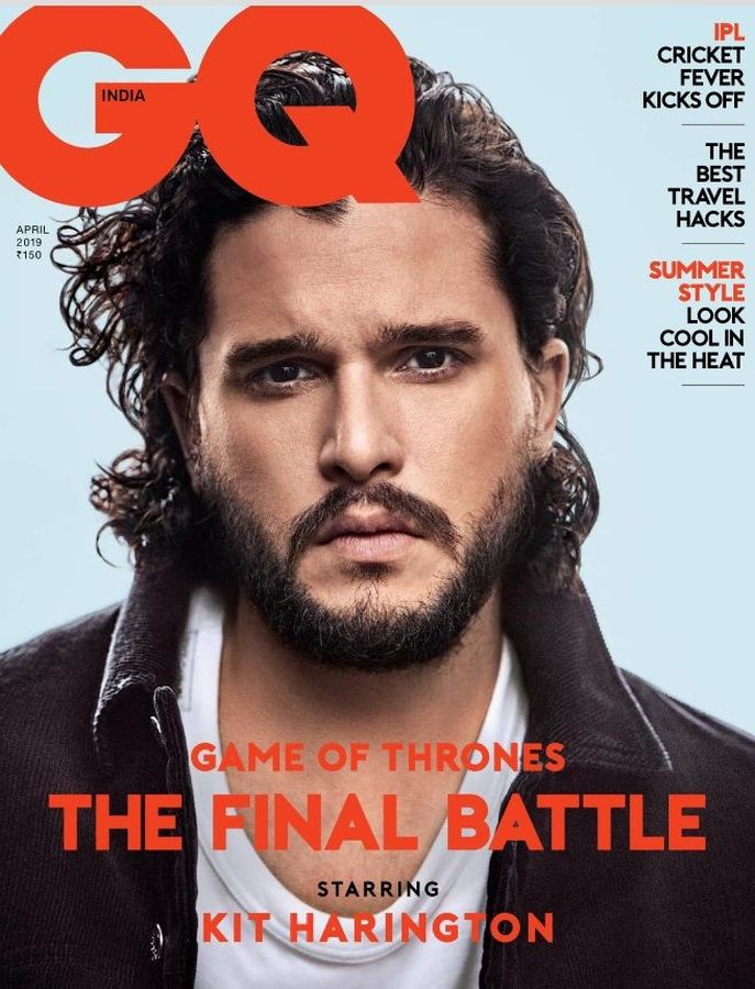 GENTLEMENS QUARTERLY INDIA magazine side cover  April 2019