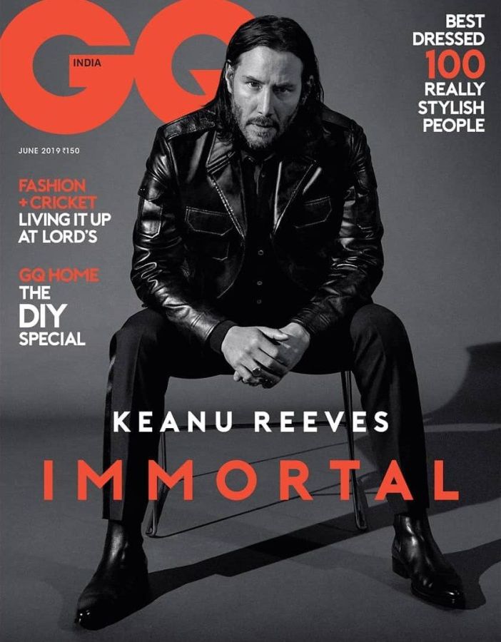 GENTLEMENS QUARTERLY INDIA magazine side cover  June 2019