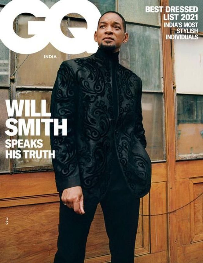 GENTLEMENS QUARTERLY INDIA magazine side cover  November 2021