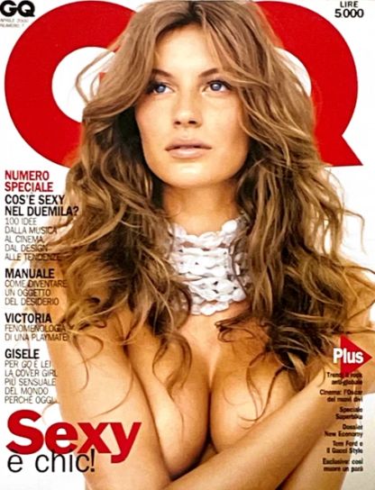 GENTLEMENS QUARTERLY ITALY magazine side cover  April 2000