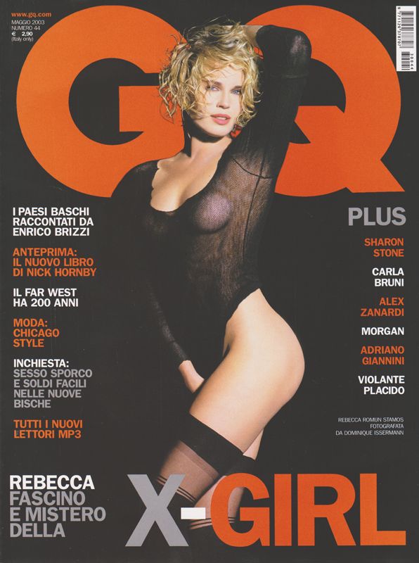 GENTLEMENS QUARTERLY ITALY magazine side cover  May 2003
