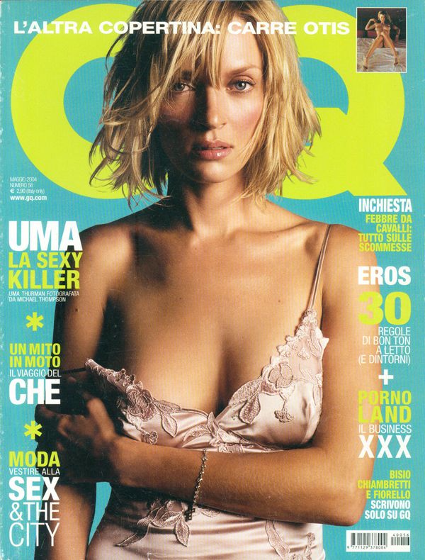 GENTLEMENS QUARTERLY ITALY magazine side cover  May 2004