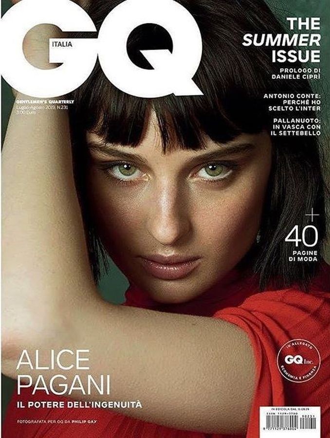 GENTLEMENS QUARTERLY ITALY magazine side cover  July/August 2019