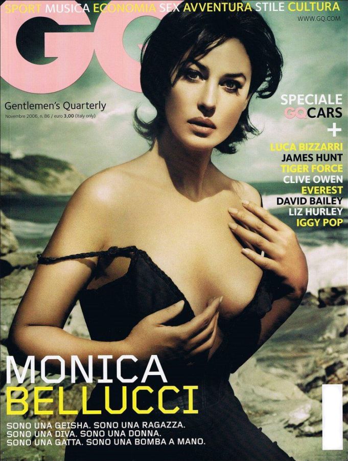 GENTLEMENS QUARTERLY ITALY magazine side cover  November 2006