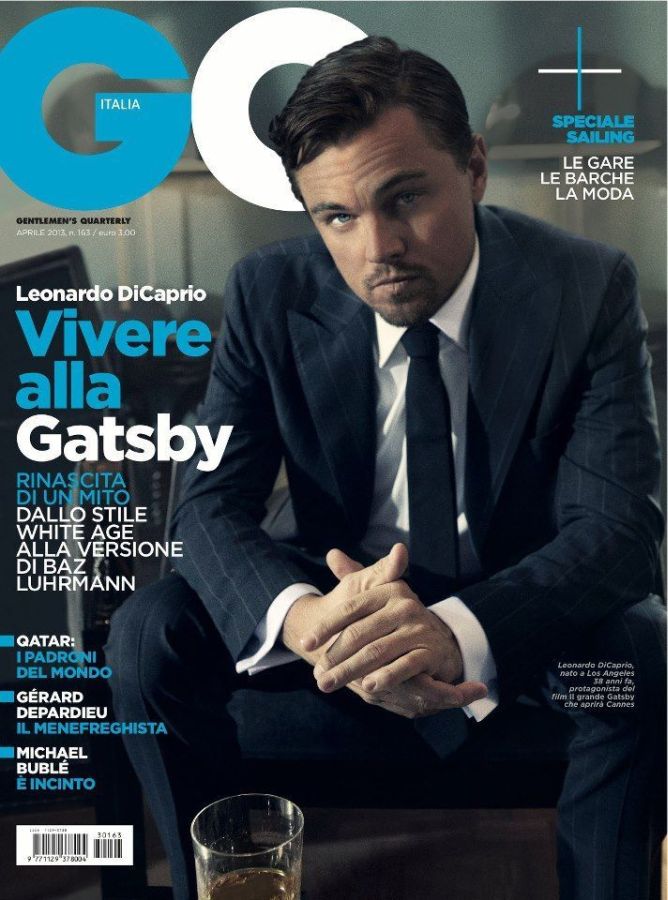 GENTLEMENS QUARTERLY ITALY magazine side cover  April 2013