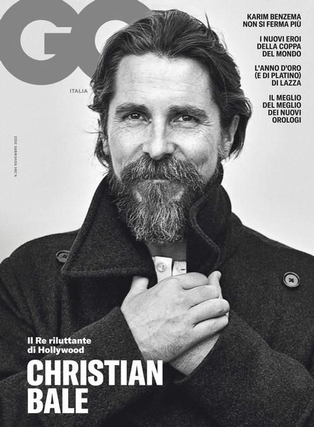 GENTLEMENS QUARTERLY ITALY magazine side cover  November 2022