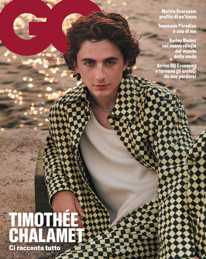 GENTLEMENS QUARTERLY ITALY magazine side cover  November 2023