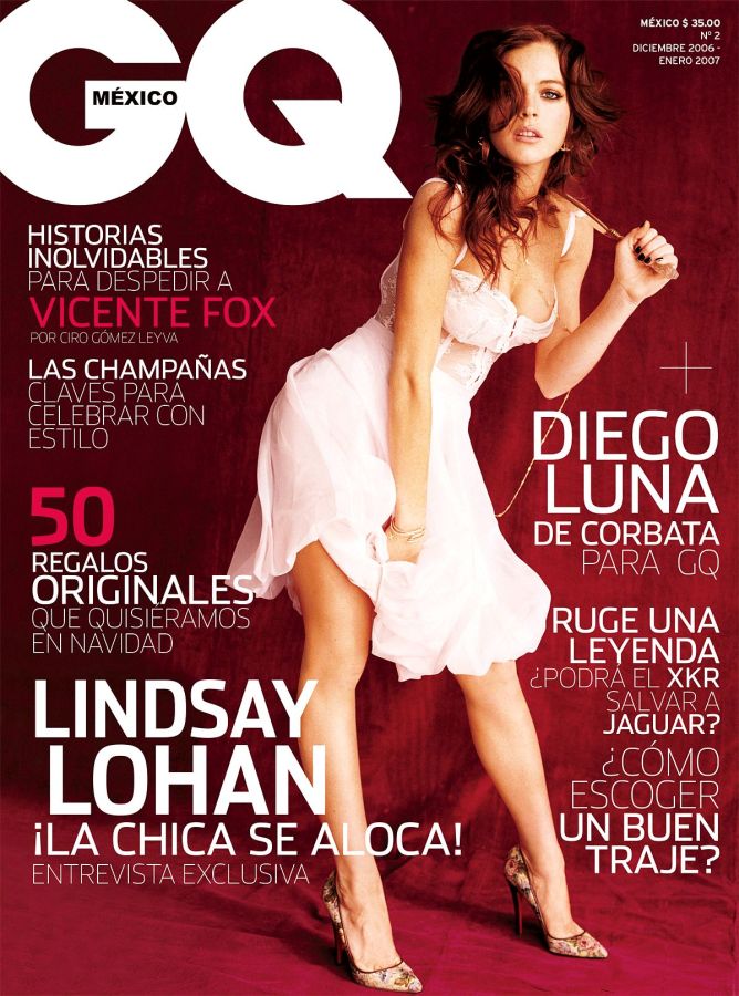 GENTLEMENS QUARTERLY MEXICO magazine side cover  December 2006/ January 2007 