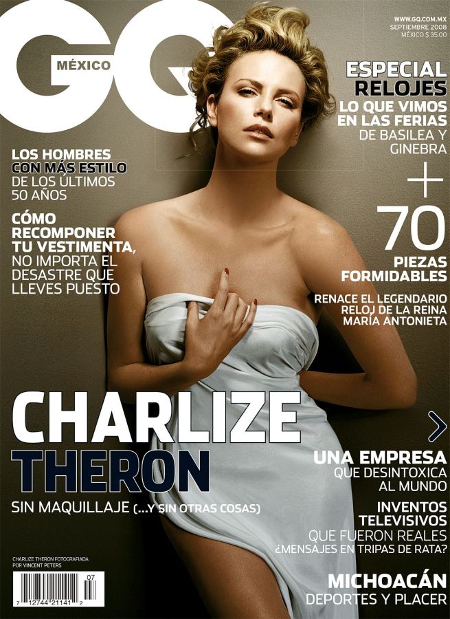 GENTLEMENS QUARTERLY MEXICO magazine side cover  September 2008