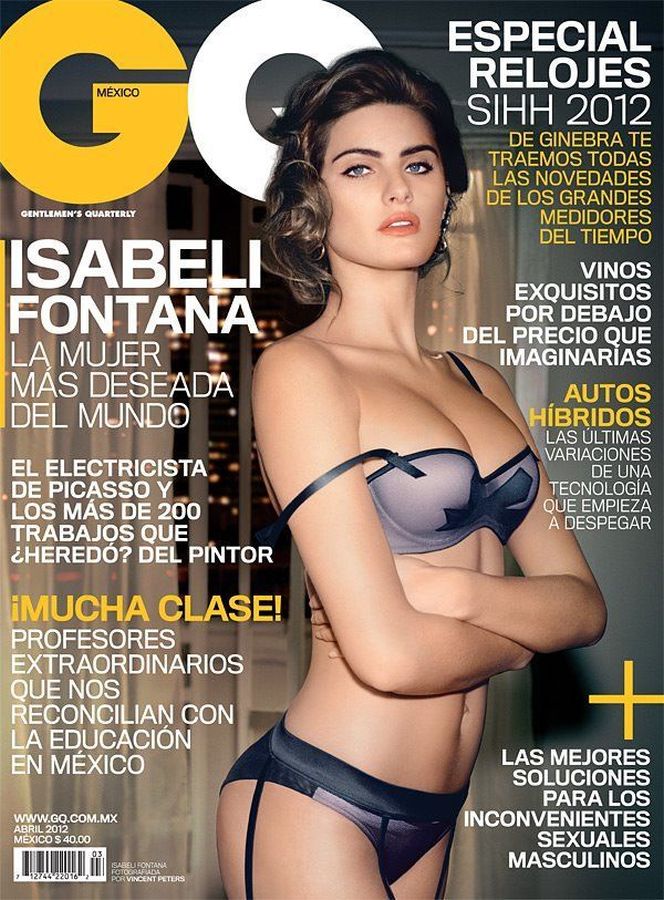 GENTLEMENS QUARTERLY MEXICO magazine side cover  April 2012