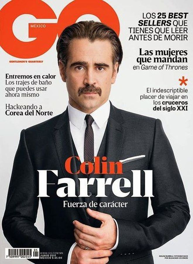 GENTLEMENS QUARTERLY MEXICO magazine side cover  June 2015
