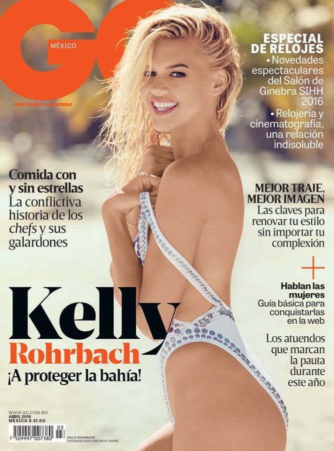 GENTLEMENS QUARTERLY MEXICO magazine side cover  April 2016