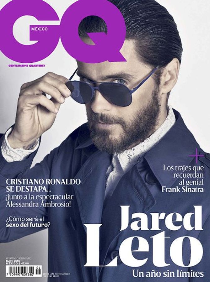 GENTLEMENS QUARTERLY MEXICO magazine side cover  May 2016