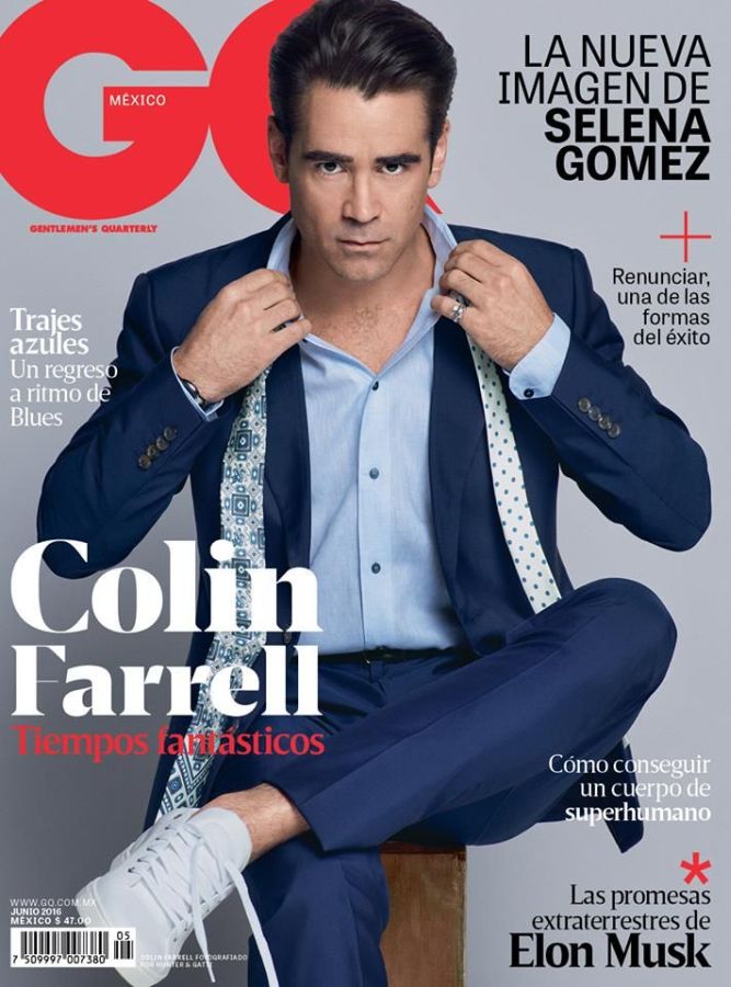 GENTLEMENS QUARTERLY MEXICO magazine side cover  June 2016