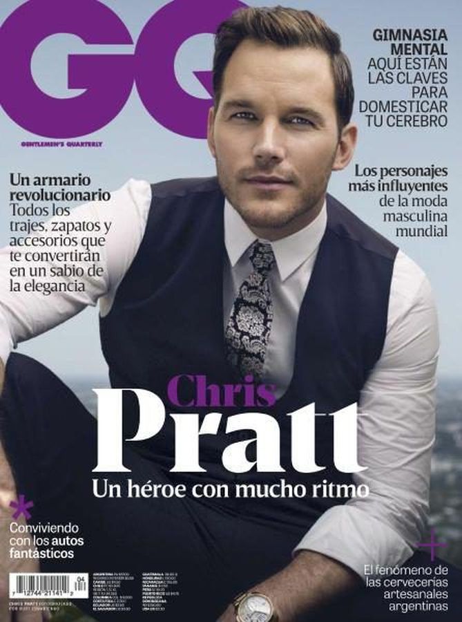 GENTLEMENS QUARTERLY MEXICO magazine side cover  May 2017