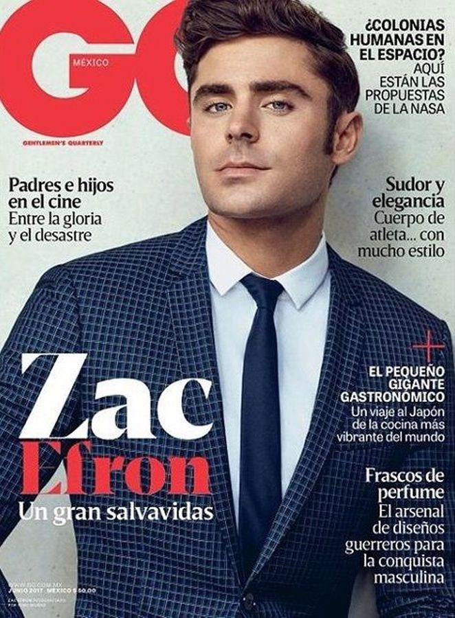 GENTLEMENS QUARTERLY MEXICO magazine side cover  June 2017