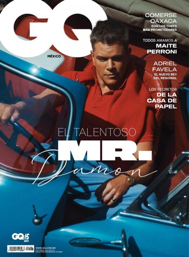 GENTLEMENS QUARTERLY MEXICO magazine side cover  October 2021