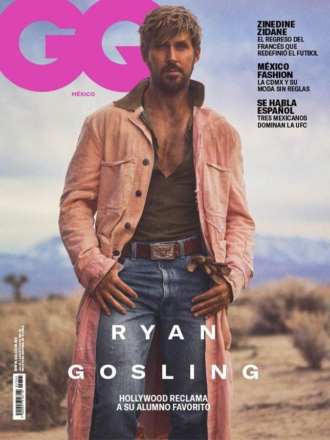 GENTLEMENS QUARTERLY MEXICO magazine side cover  July 2023
