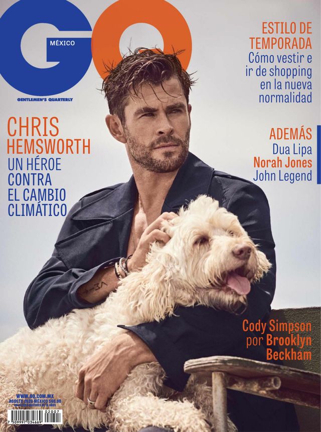 GENTLEMENS QUARTERLY MEXICO magazine side cover  August 2020