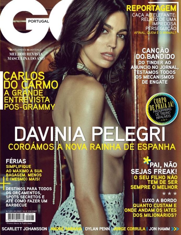 GENTLEMENS QUARTERLY PORTUGAL magazine side cover  July/August 2014