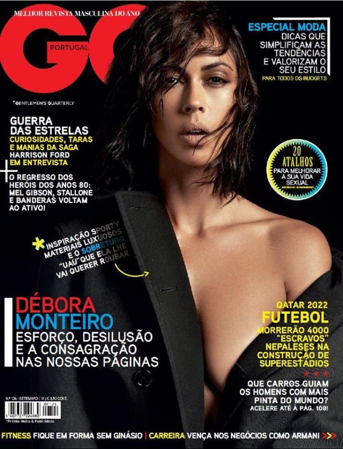 GENTLEMENS QUARTERLY PORTUGAL magazine side cover  September 2014