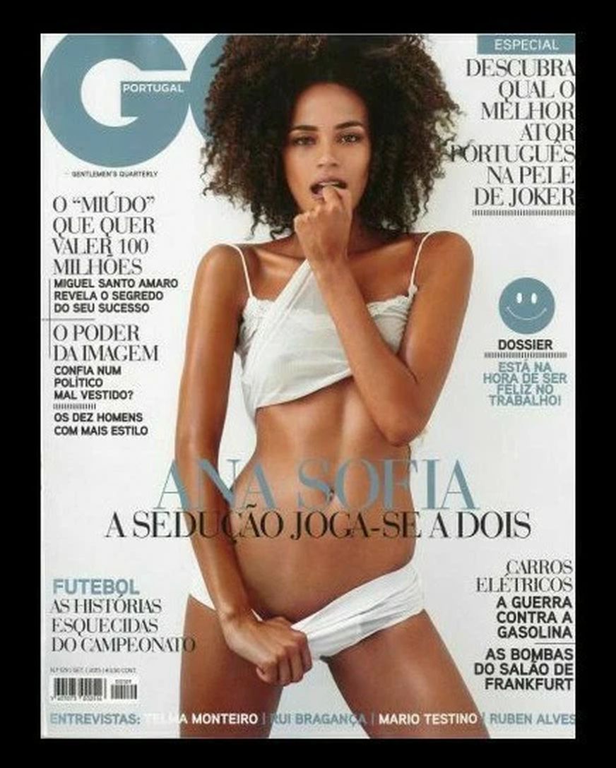 GENTLEMENS QUARTERLY PORTUGAL magazine side cover  September 2015
