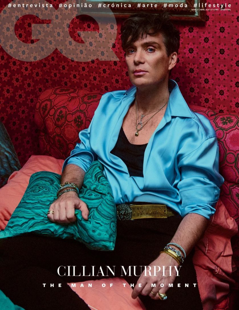 GENTLEMENS QUARTERLY PORTUGAL magazine side cover  March 2024