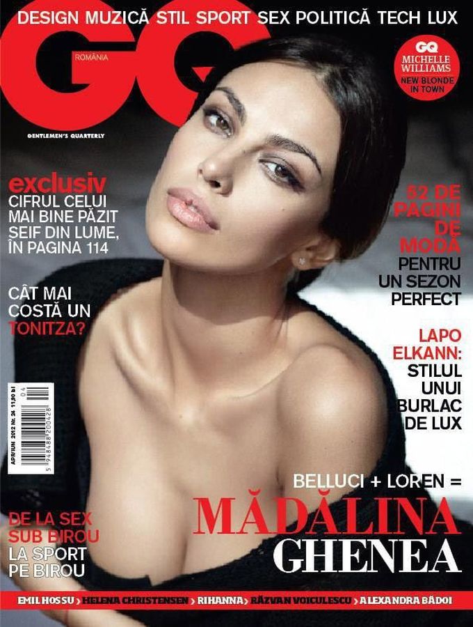 GENTLEMENS QUARTERLY ROMANIA magazine side cover  April/June 2012