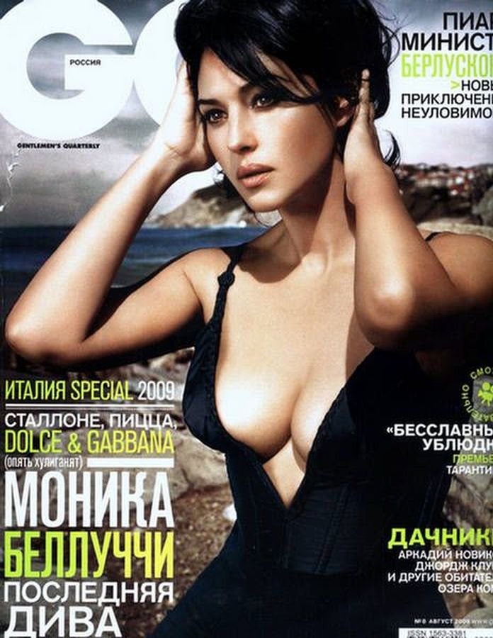 GENTLEMENS QUARTERLY RUSSIA magazine side cover  August 2009