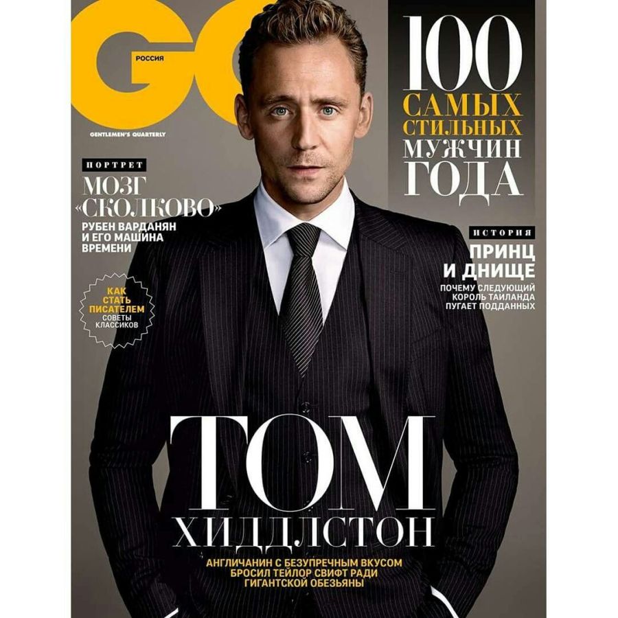 GENTLEMENS QUARTERLY RUSSIA magazine side cover  March 2017