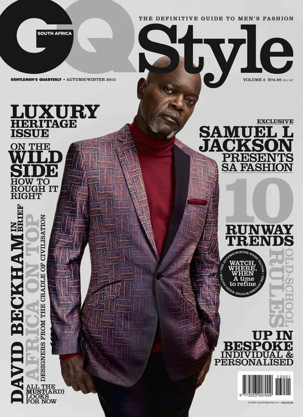 GENTLEMENS QUARTERLY SOUTH AFRICA magazine side cover Autumn 2013