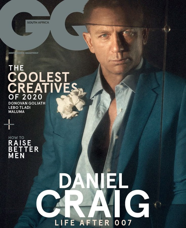 GENTLEMENS QUARTERLY SOUTH AFRICA magazine side cover  April 2020
