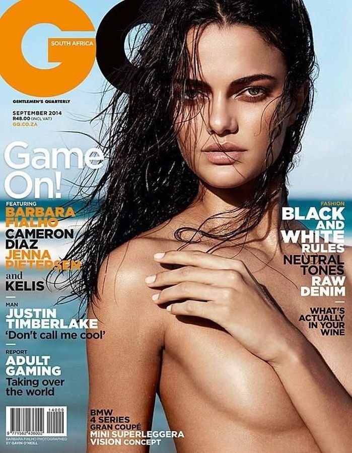 GENTLEMENS QUARTERLY SOUTH AFRICA magazine side cover  September 2014