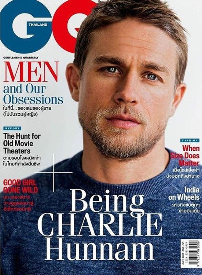 GENTLEMENS QUARTERLY THAILAND magazine side cover  July 2017